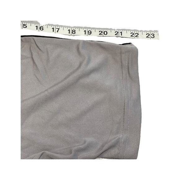 Il Migliore Polo Shirt Men's Medium Gray Nylon Short Sleeve Quarter Zip Classic - Picture 6 of 8
